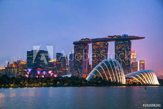 Picture of Singapore financial district